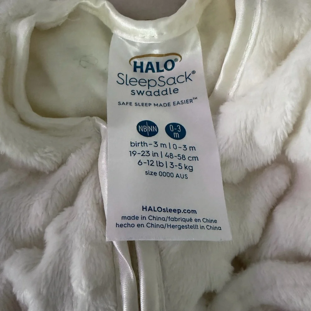 Halo Baby Sleep Sacks Set - Gray Elephant Print & Cream Textured